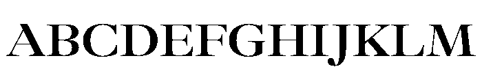 GTAlpinaFine ExtBd Font UPPERCASE
