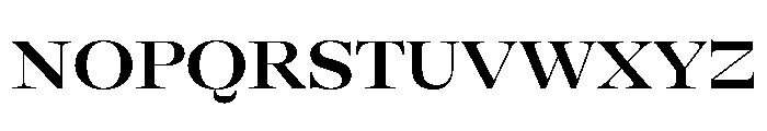 GTAlpinaFine ExtBd Font UPPERCASE