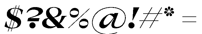 GTAlpinaFine ExtBdIt 2 Font OTHER CHARS