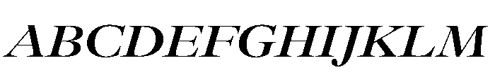 GTAlpinaFine ExtBdIt 2 Font UPPERCASE