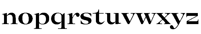 GTAlpinaFine ExtBd Font LOWERCASE