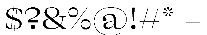 GTAlpinaFine ExtLt 2 Font OTHER CHARS