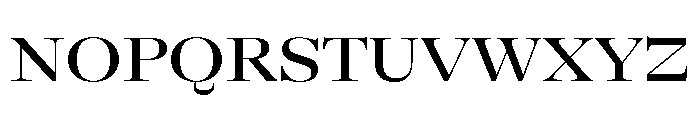 GTAlpinaFine ExtMd Font UPPERCASE