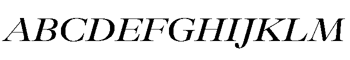 GTAlpinaFine ExtMdIt 2 Font UPPERCASE