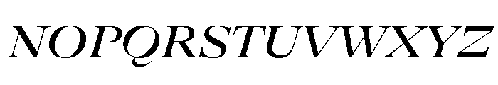 GTAlpinaFine ExtMdIt 2 Font UPPERCASE