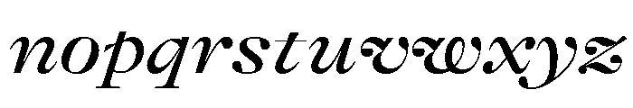 GTAlpinaFine ExtMdIt 2 Font LOWERCASE