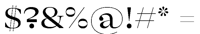 GTAlpinaFine ExtRg Font OTHER CHARS
