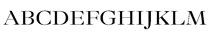 GTAlpinaFine ExtRg Font UPPERCASE
