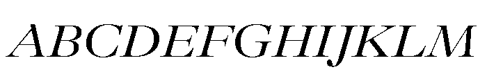 GTAlpinaFine ExtRgIt Font UPPERCASE