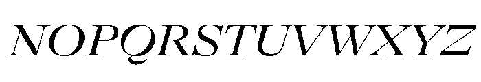 GTAlpinaFine ExtRgIt Font UPPERCASE