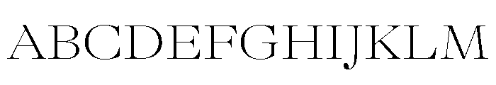 GTAlpinaFine ExtTh Font UPPERCASE