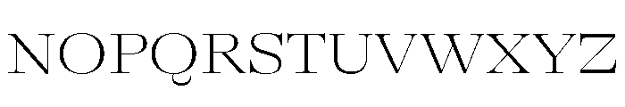 GTAlpinaFine ExtTh Font UPPERCASE