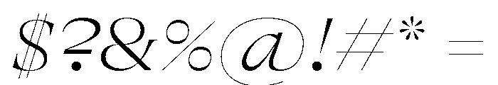 GTAlpinaFine ExtThIt 2 Font OTHER CHARS