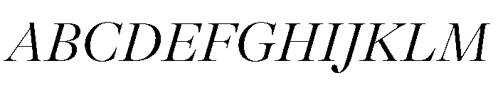 GTAlpinaFine LtIt Font UPPERCASE