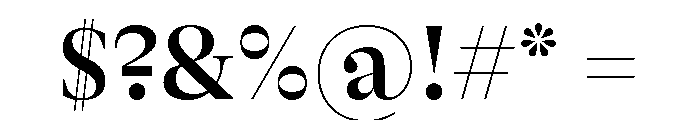 GTAlpinaFine Md 2 Font OTHER CHARS