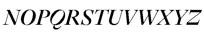 GTAlpinaFine MdIt Font UPPERCASE