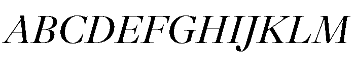 GTAlpinaFine RgIt Font UPPERCASE