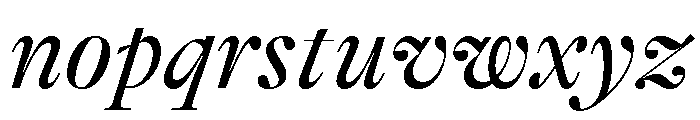 GTAlpinaFine RgIt Font LOWERCASE