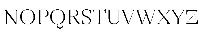 GTAlpinaFine Th Font UPPERCASE