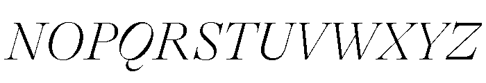 GTAlpinaFine ThIt 2 Font UPPERCASE