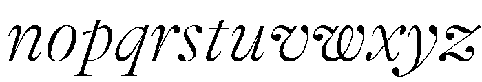 GTAlpinaFine ThIt 2 Font LOWERCASE