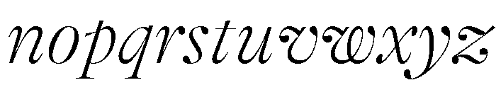 GTAlpinaFine ThIt Font LOWERCASE