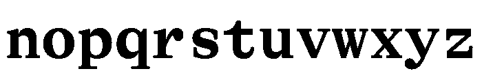 GTAlpinaTypewriter Bd 2 Font LOWERCASE