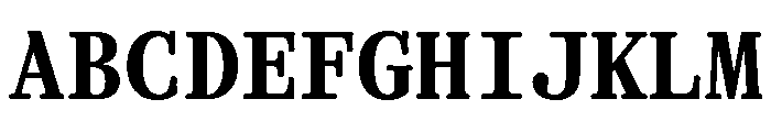 GTAlpinaTypewriter Bd Font UPPERCASE