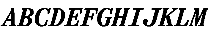 GTAlpinaTypewriter BdIt Font UPPERCASE