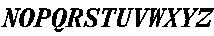 GTAlpinaTypewriter BdIt Font UPPERCASE