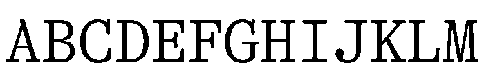 GTAlpinaTypewriter Lt 2 Font UPPERCASE