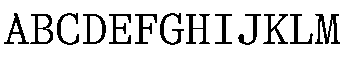 GTAlpinaTypewriter Lt Font UPPERCASE