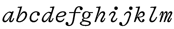 GTAlpinaTypewriter LtIt FONT