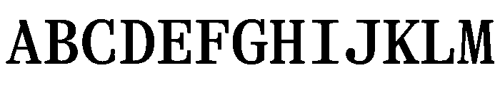 GTAlpinaTypewriter Md Font UPPERCASE