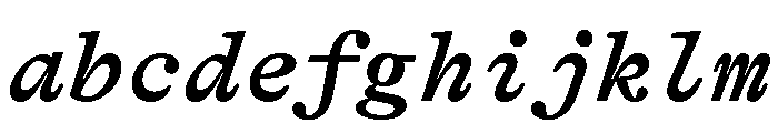 GTAlpinaTypewriter MdIt FONT