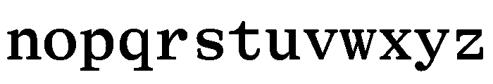GTAlpinaTypewriter Md Font LOWERCASE