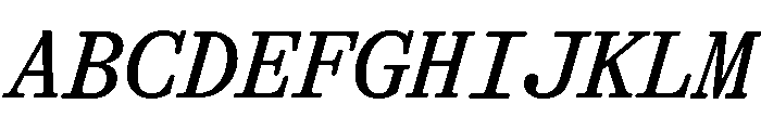 GTAlpinaTypewriter RgIt 2 Font UPPERCASE