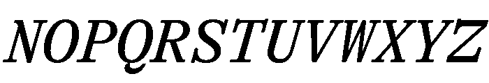 GTAlpinaTypewriter RgIt Font UPPERCASE