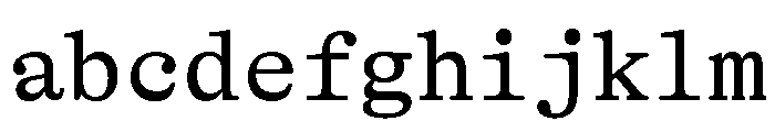 GTAlpinaTypewriter Rg FONT