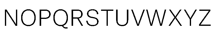 GTAmericaArabic Thin Font UPPERCASE