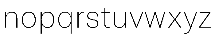 GTAmericaArabic UltraLight Font LOWERCASE