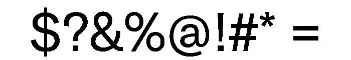GTAmericaKorean Regular Font OTHER CHARS