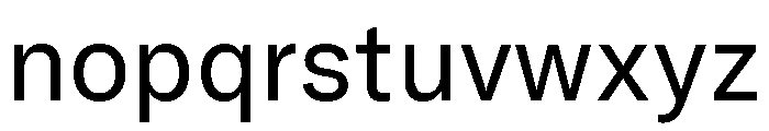 GTAmericaKorean Regular Font LOWERCASE