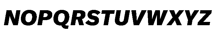 GTAmericaLCGV BlackItalic 2 Font UPPERCASE