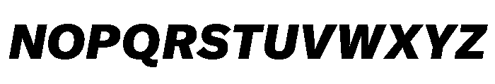GTAmericaLCGV BlackItalic Font UPPERCASE