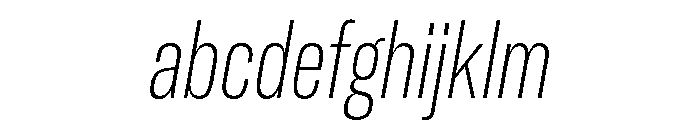 GTAmericaLCGV CompressedUltraLightItalic FONT