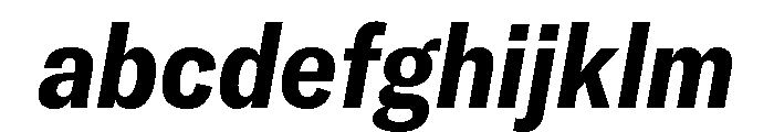 GTAmericaLCGV CondensedBoldItalic 2 FONT