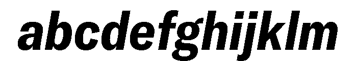 GTAmericaLCGV CondensedBoldItalic FONT