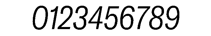 GTAmericaLCGV CondensedLightItalic Font OTHER CHARS