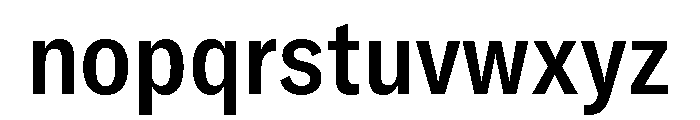 GTAmericaLCGV CondensedMedium Font LOWERCASE